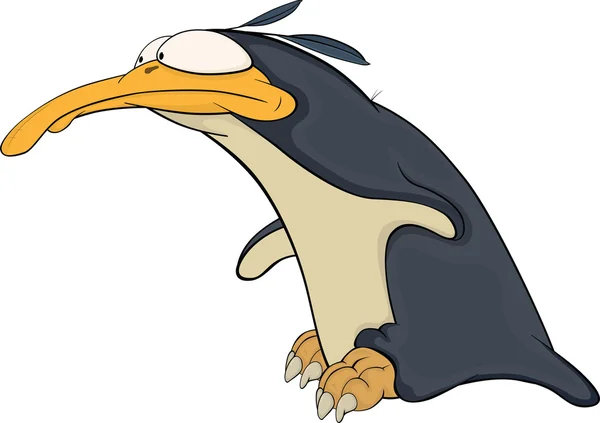 Pinguin. Karikatur — Stockvektor