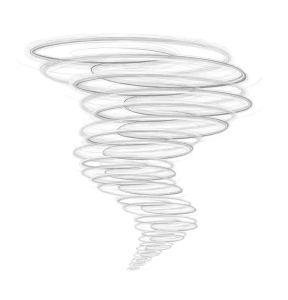 Illustrazione del tornado — Vettoriale Stock