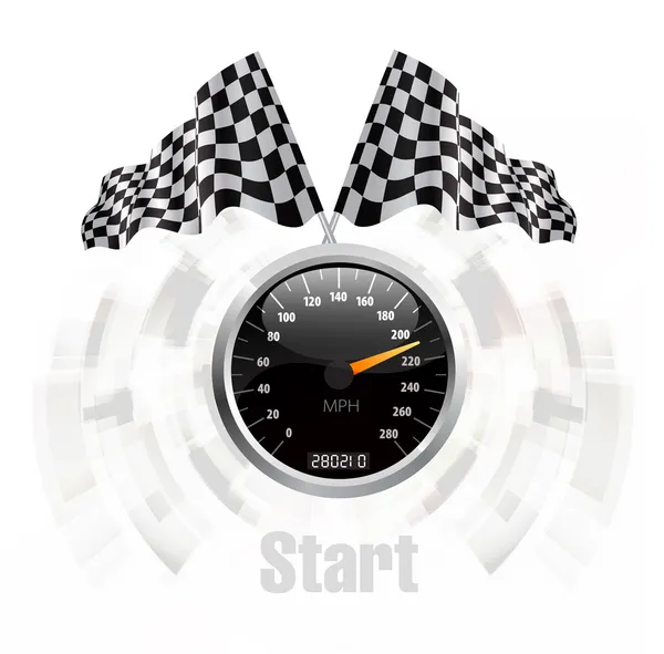 Speedometer background — Stock Vector