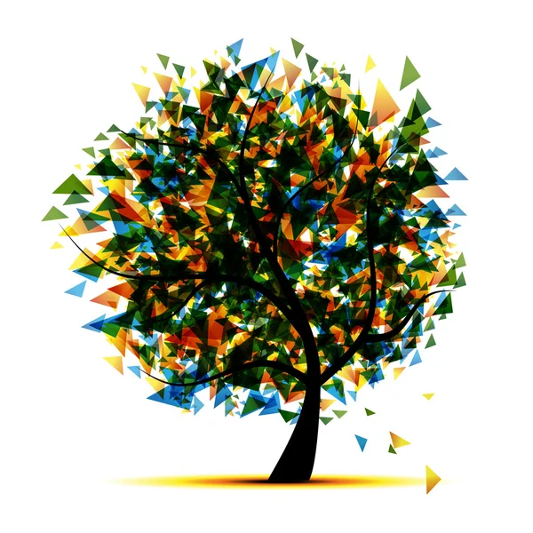 Abstraktní strom pro návrh — Stockový vektor