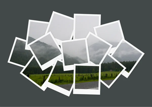 Krajina, koláž z fotografií pro váš návrh — Stock fotografie
