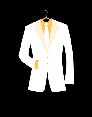 Man's jacket for your design clipart