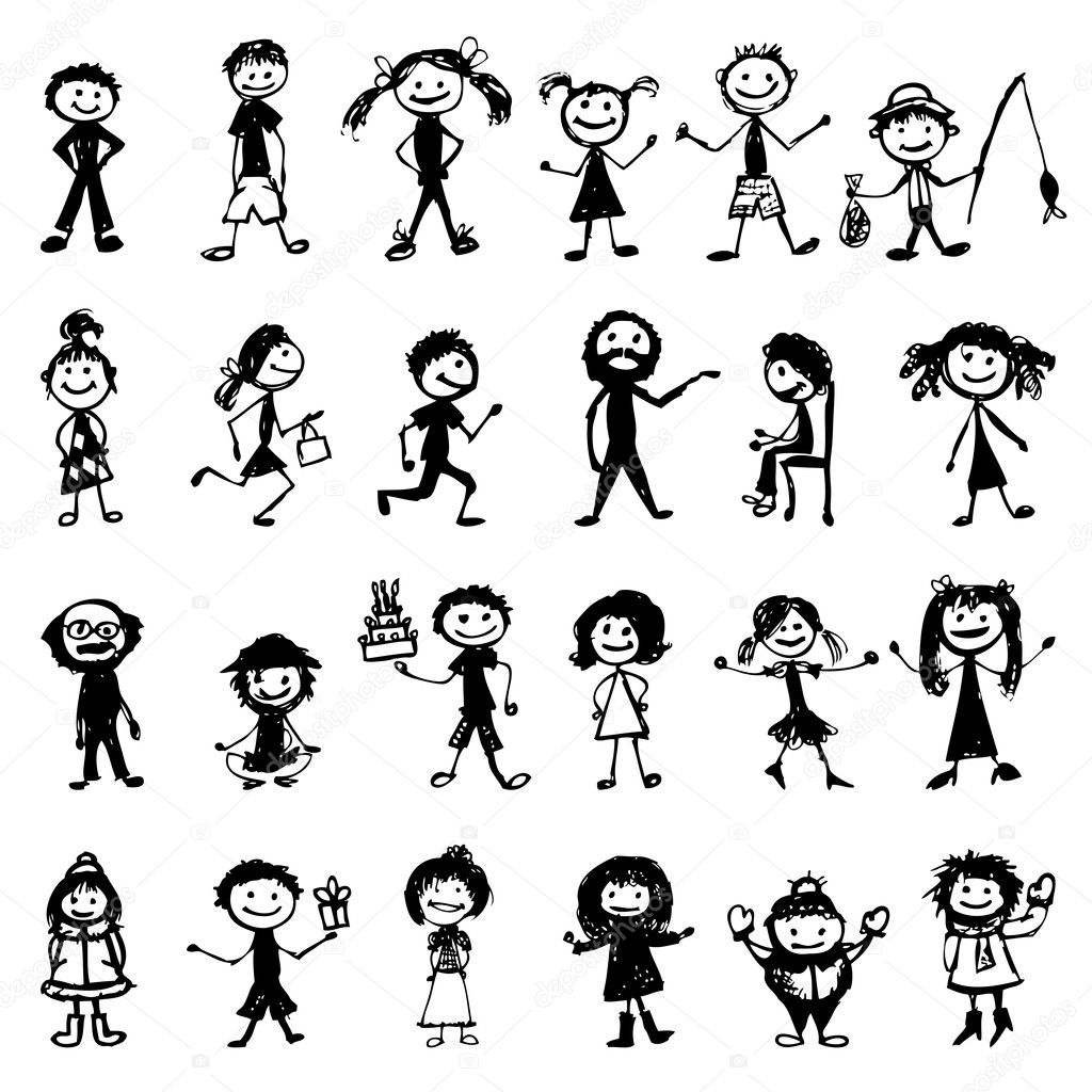 Set of 24 drawing 's for your design