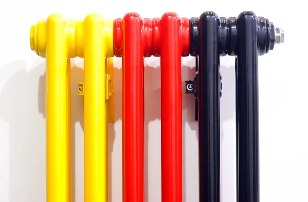 Multicolour radiator — Stock Photo, Image
