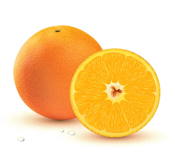 Свіжі соковиті апельсинів — стокове фото
