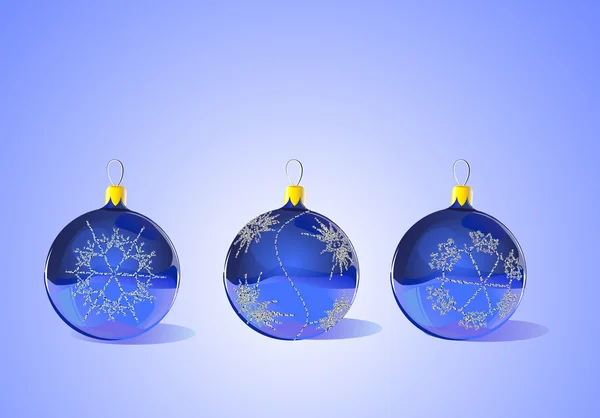 Ozdoby na vánoční stromky — Stockový vektor