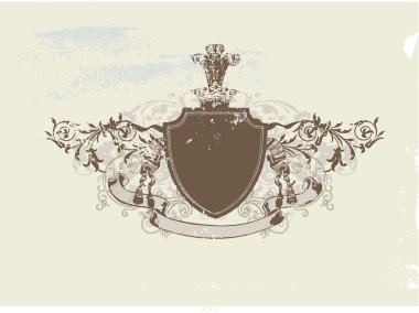 Heraldic shield clipart