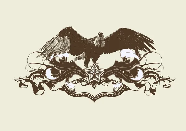 Águila estilizada — Archivo Imágenes Vectoriales