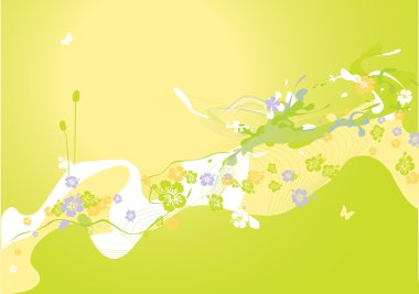 Flower background clipart