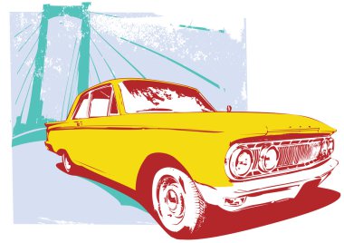 Collector's car clipart