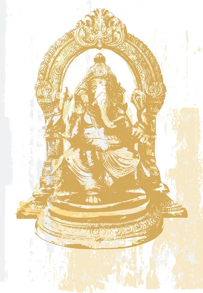 Ganesha — Vettoriale Stock