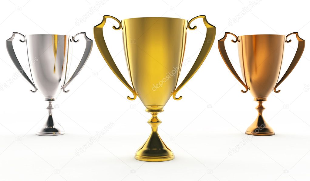 3 trophies