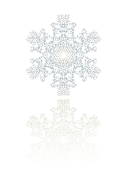 Adorno de copo de nieve — Archivo Imágenes Vectoriales