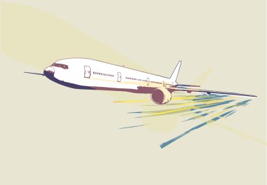 Airplane clipart