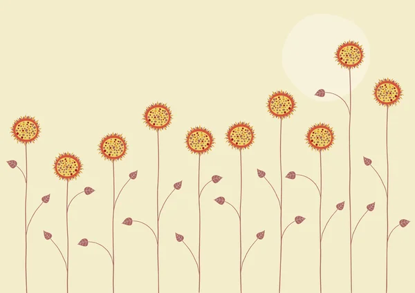 Sommar blommor — Stock vektor