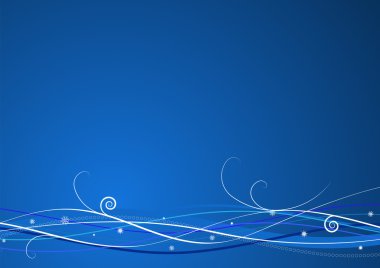 Blue Christmas background clipart