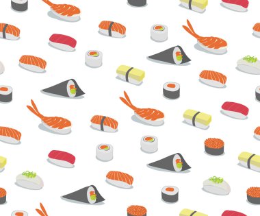 Sushi Pattern clipart