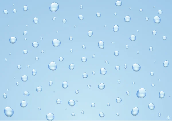 Gotas de lluvia — Vector de stock