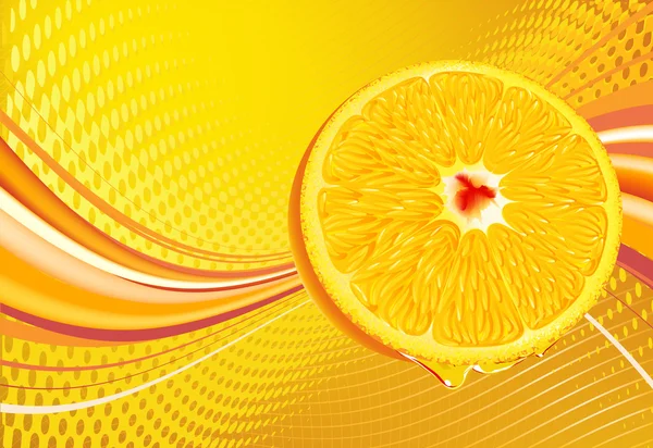 Färska saftig apelsin — Stockfoto