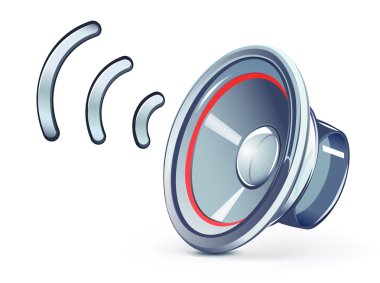 Speaker icon clipart