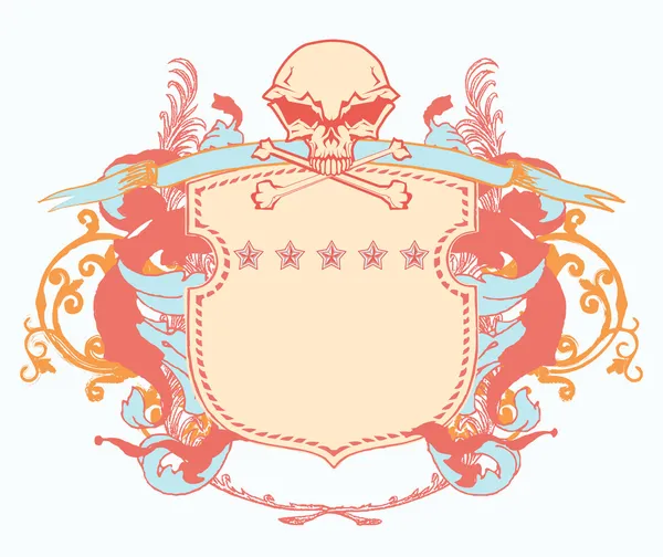 Bouclier héraldique — Image vectorielle