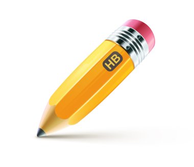 Yellow pencil clipart