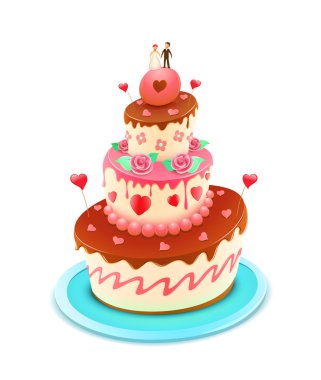 Wedding cake clipart