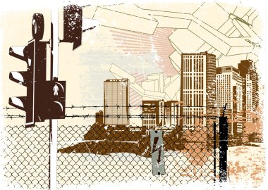 Urban background clipart