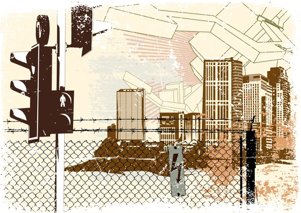 Contexte urbain — Image vectorielle