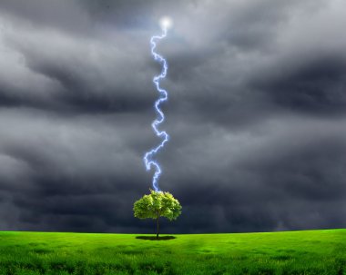 Fırtına ve aydınlatma