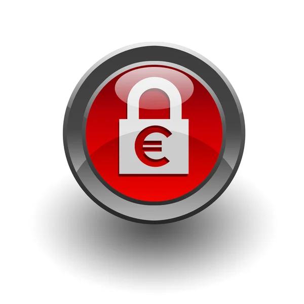 Button with currency symbols — Stock Photo, Image