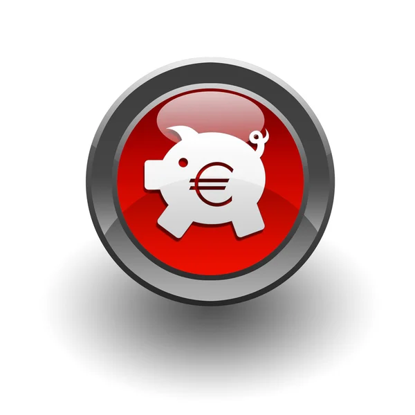Button with currency symbols — Stock Photo, Image