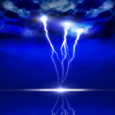 Image of lightning clipart