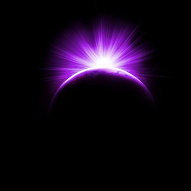 Image of a solar eclipse clipart