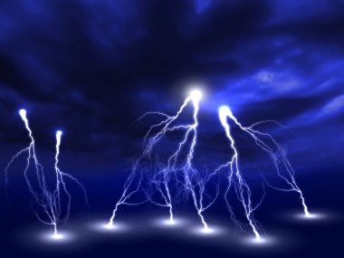 Image of lightning clipart