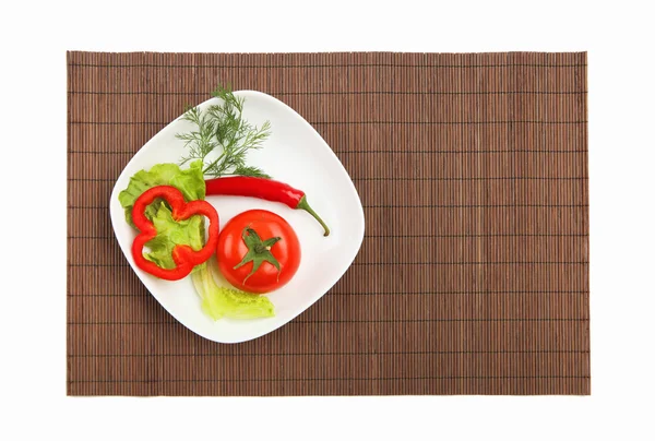 stock image Breakfast of fresh vegetables