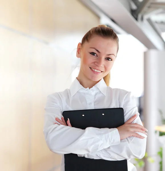 Young pretty businesswoman — Stock Photo, Image