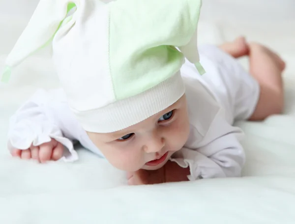 Lindo bebé en sombrero —  Fotos de Stock