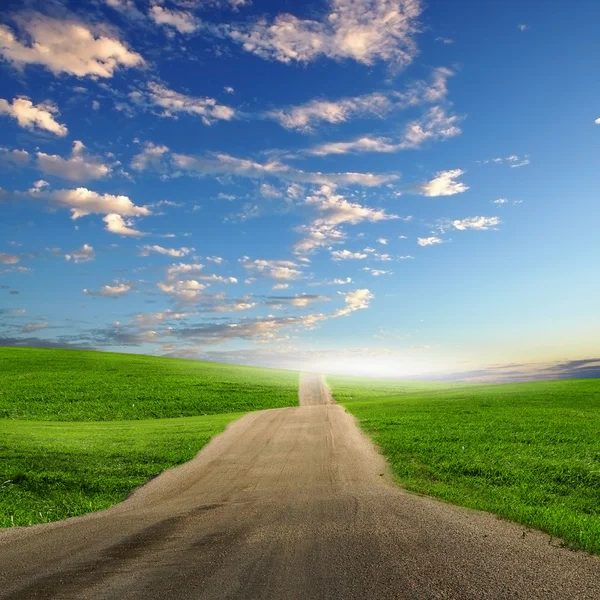 Road and horizon — Stock Photo, Image