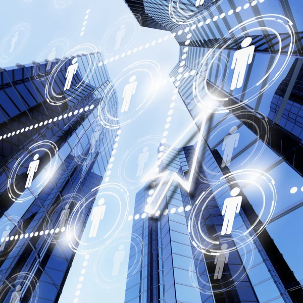 Symbol of social network — Stock Photo © SergeyNivens 6110027