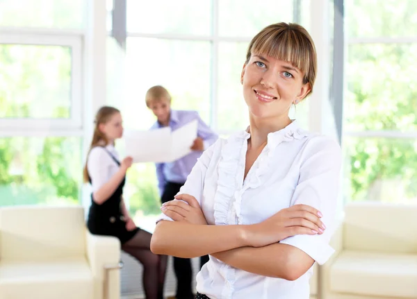 Businesswoman in office — Stock Photo, Image