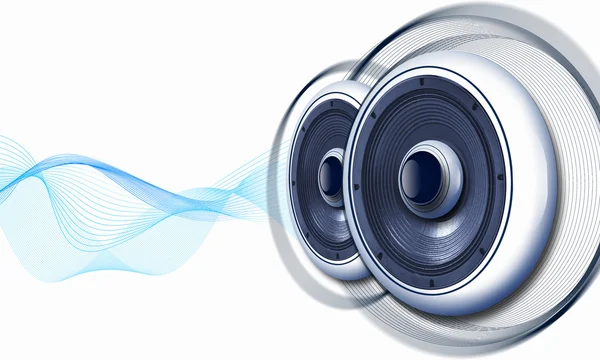 Image of speakerphones and sound — Stock Photo, Image