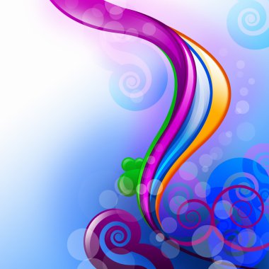 Colorful abstract background clipart