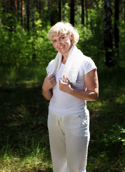 stock image Portrait of an elderly woman