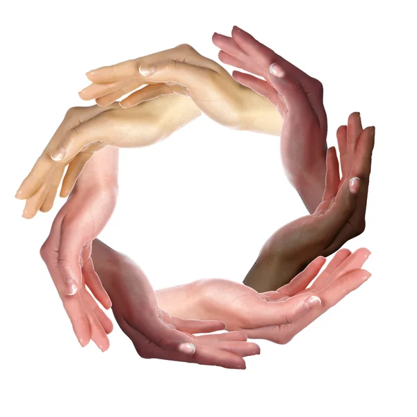 Obrázek lidských rukou — Stock fotografie