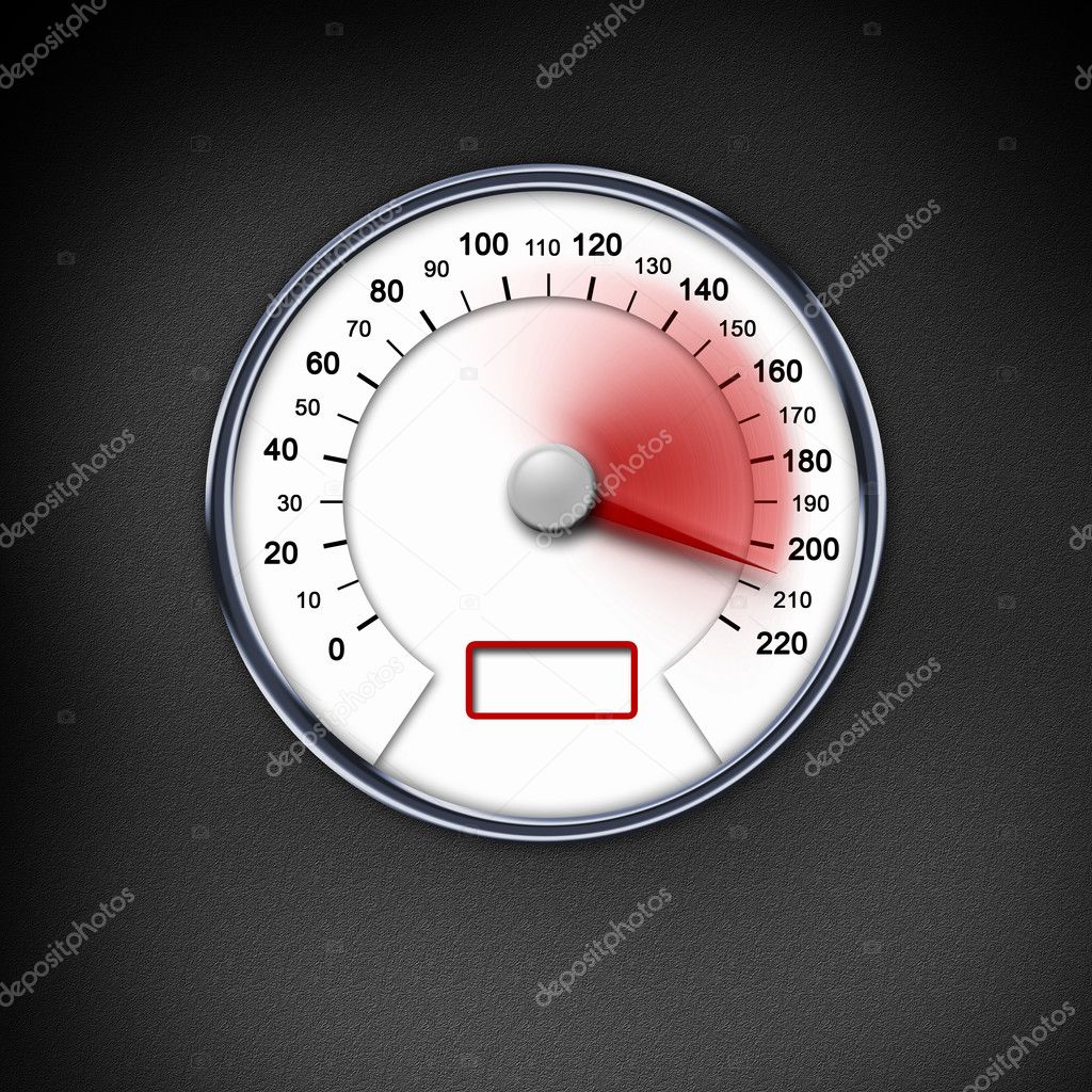 Picture of speedometer