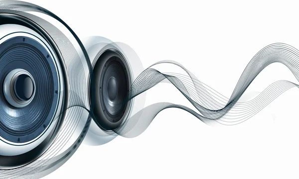 Obrázek speakerphones a zvuk — Stock fotografie