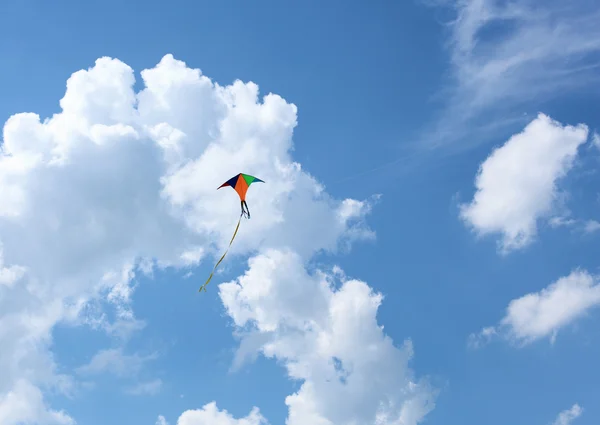 Větru draka na obloze — Stock fotografie