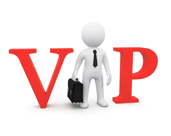 3D man as VIP person — Stock Photo, Image