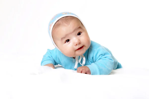 婴儿宝宝男孩的肖像 — 图库照片